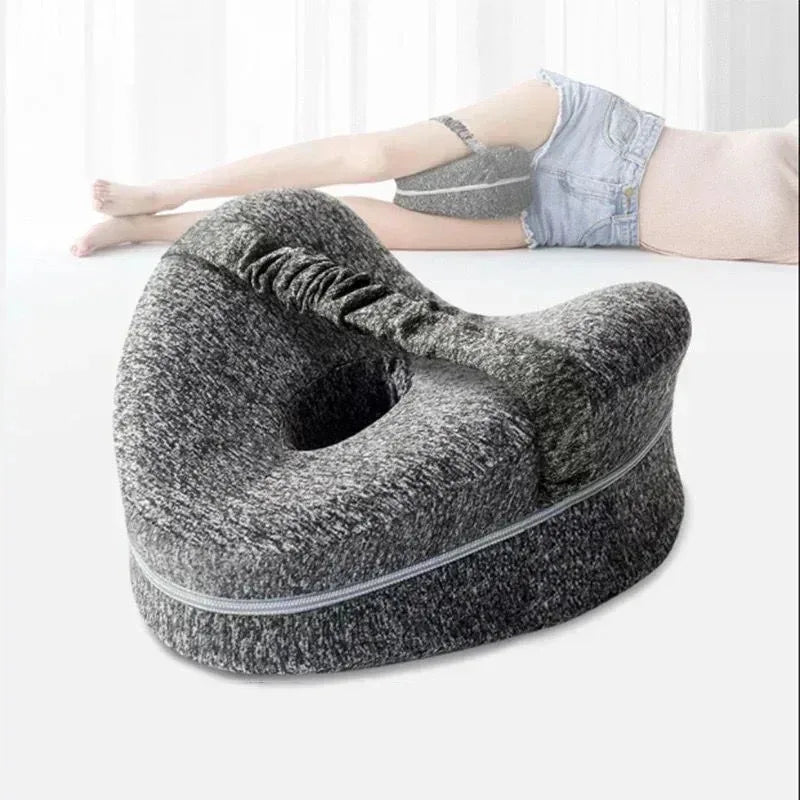 Memory Cotton Leg Pillow Hollow Heart