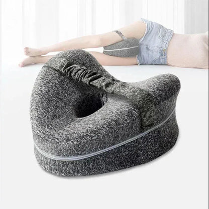 Memory Cotton Leg Pillow Hollow Heart