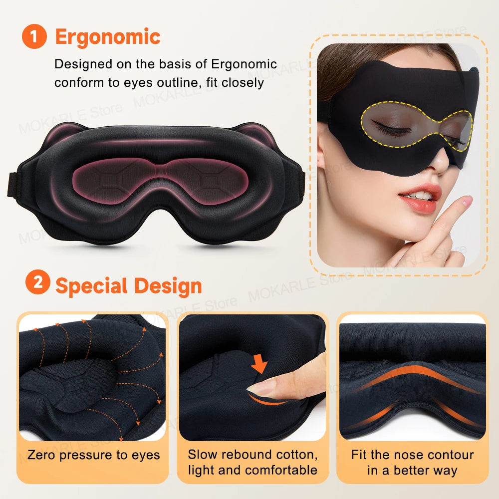 3D Sleeping Mask - Block Out Light
