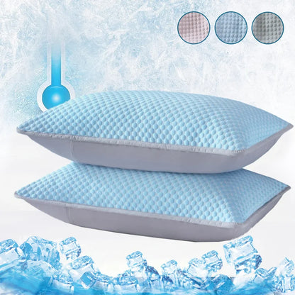 Summer Cooling Pillowcase Solid Color Ice Bean Pillowcase