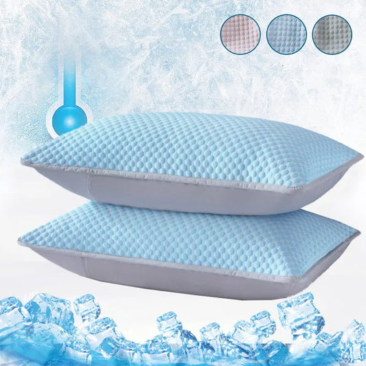 Summer Cooling Pillowcase Solid Color Ice Bean Pillowcase