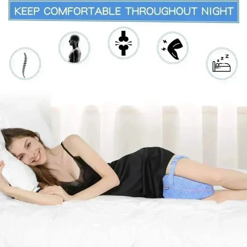 Memory Cotton Leg Pillow Hollow Heart